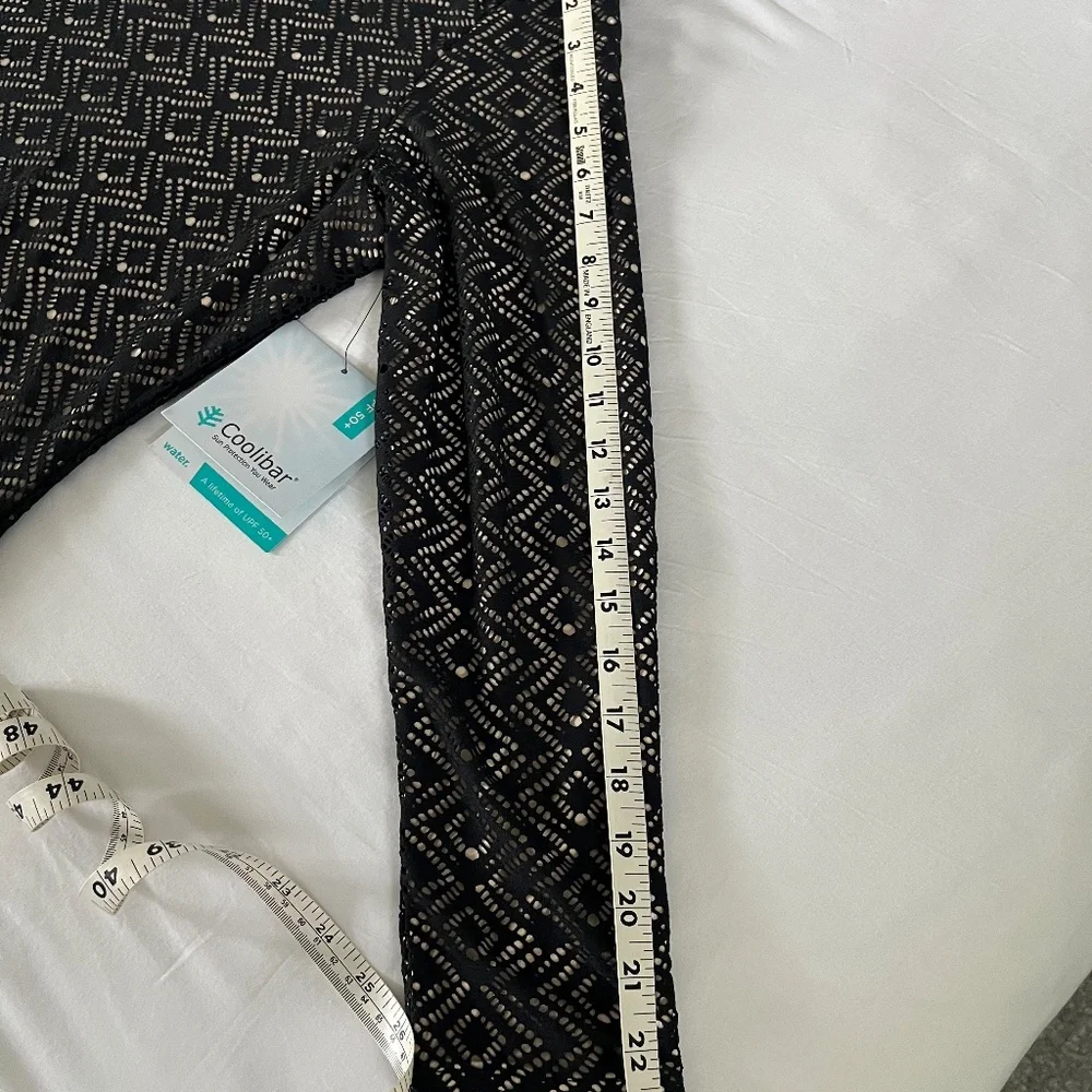 Coolibar Black Tunic Dress Women's Large - Picture 8 of 12